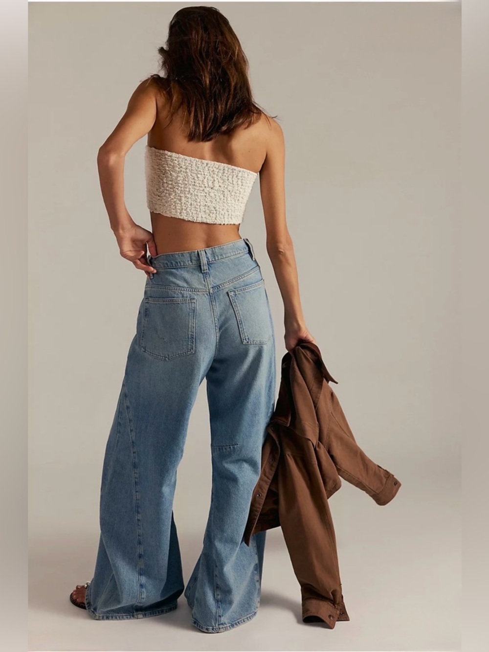 BNWT Free People We The Free Eden High Slouchy Wide Leg Jeans size 25 $148USD - Picture 2 of 10